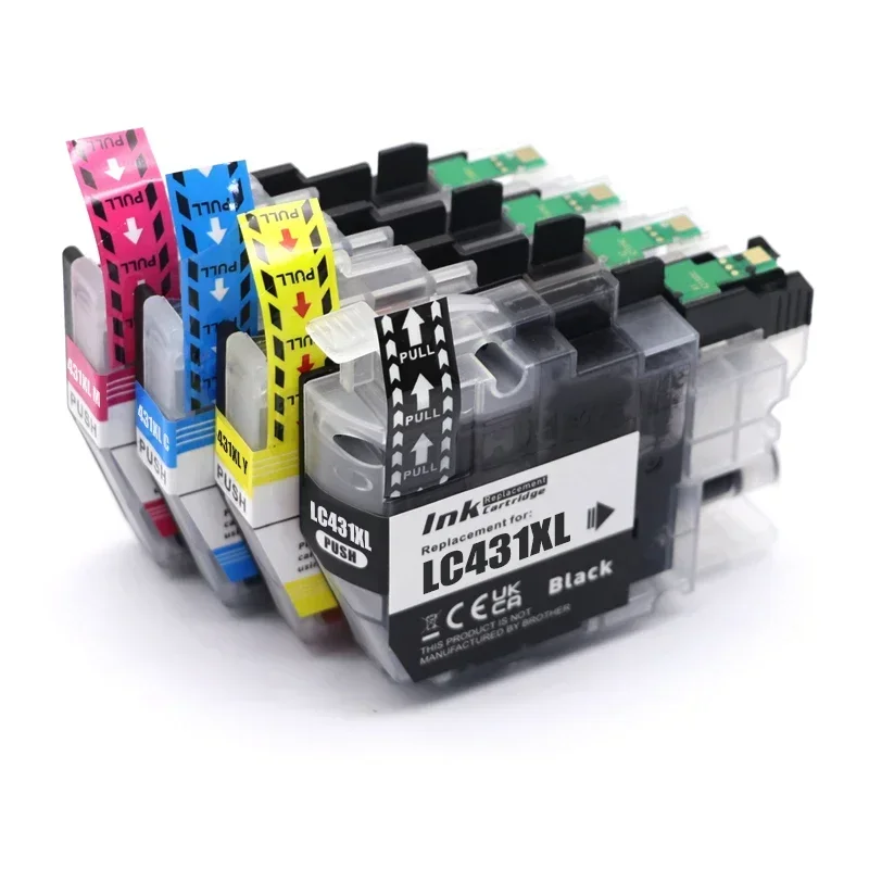 4 цвета 1/2/3/4/5 компл. LC431 LC-431 LC431XL картридж с чернилами совместимый для принтера Brother