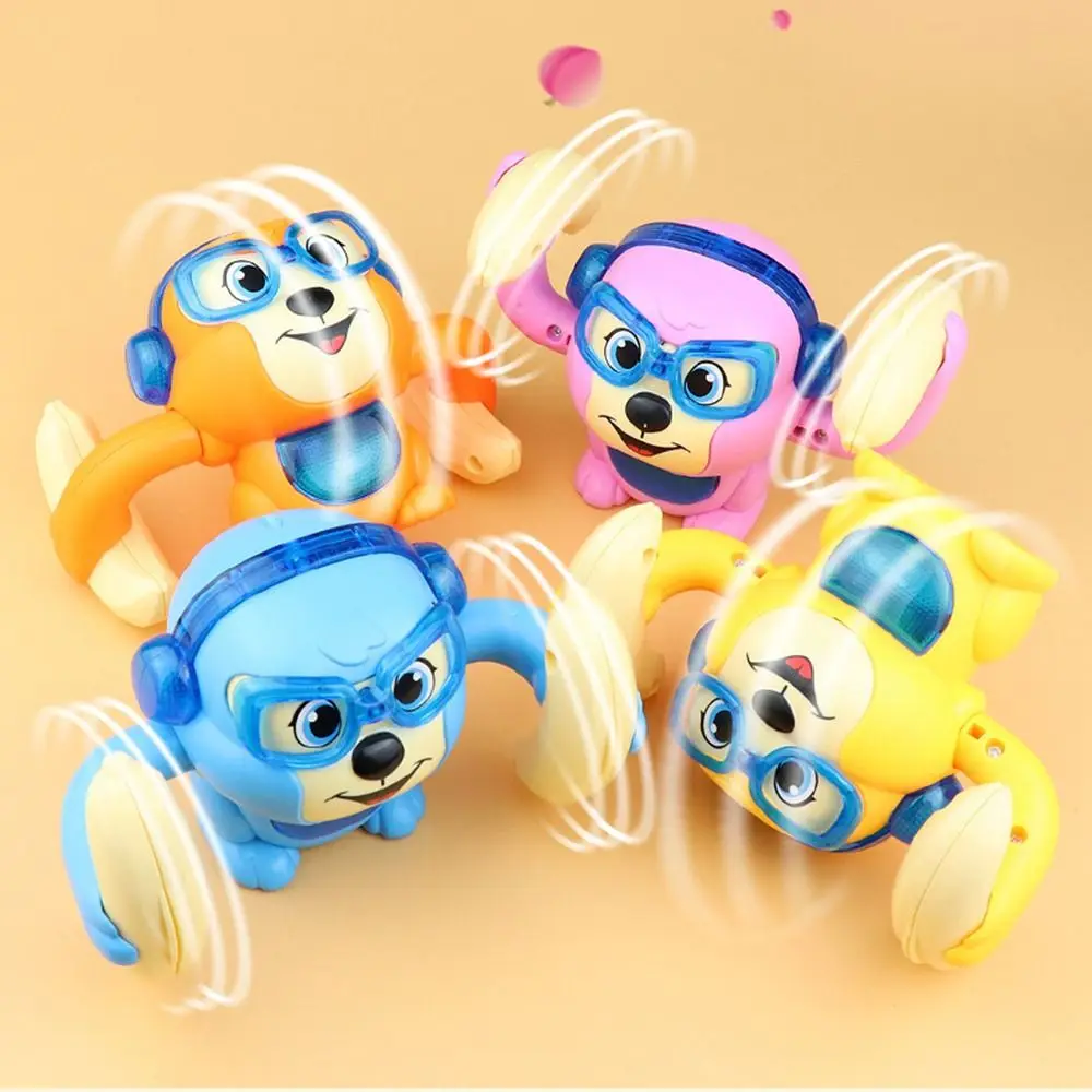 

Musical Toys Electric Tumbling Monkey Crawling Baby Toy with Music Light for 6 Months and up Children Infants Birthday Gifts