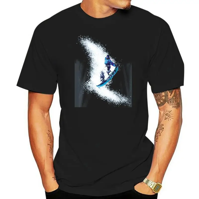 

Mens Shredding Waves Surf Snow Skate Boarding Extreme Sports T Shirt For Youth Middle-Age The Old Tee Shirt