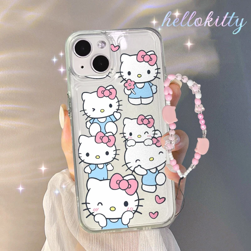 Милый мультяшный чехол Hello Kitty Cat для Honor X8A X8 X7 X6A X7A 90 X7B X8B X6 50 70 X9B X9 X9A 20 Magic 5 6 4 Lite