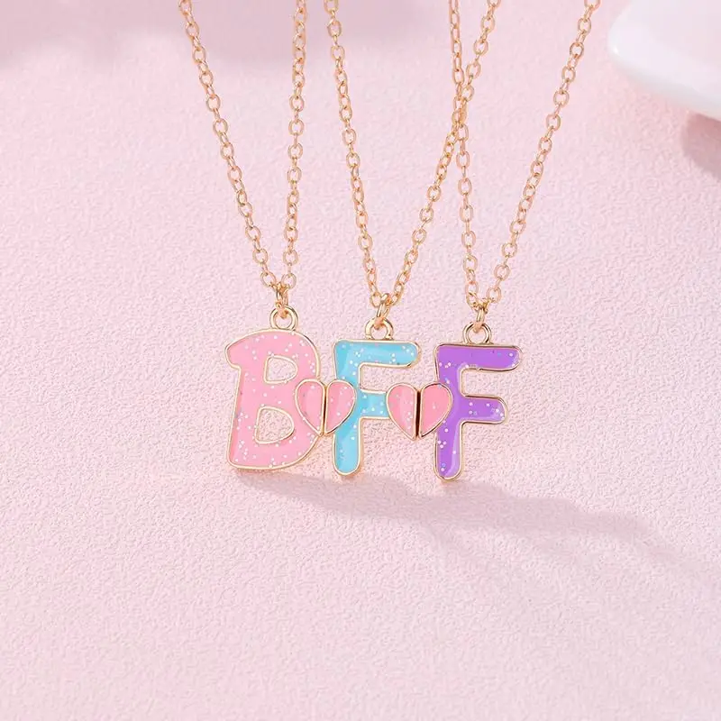 Ожерелья BFF с тремя лучшими друзьями по математике для 3 девочек, ожерелья дружбы для юбилея, подарки на день рождения, Рождество (art.: 3920d24b9b57e) - 3920d24b9b57e