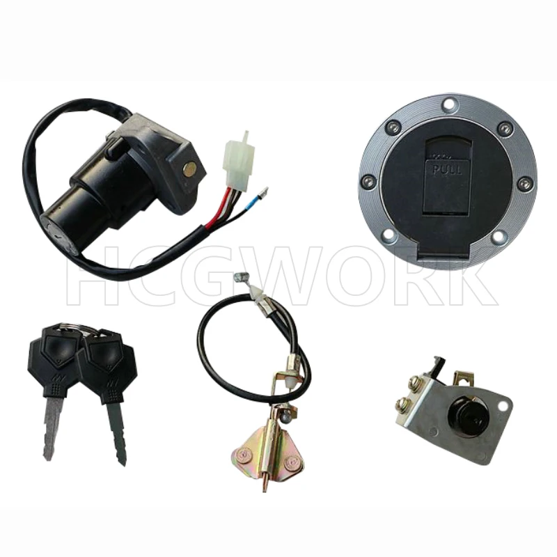

Motorcycle Accessories Door Lock Key Set Ignition Switch Cover Fuel Tank Gas Cover Cap Lock for Bd250-2a Bd250-5a Bd150-20