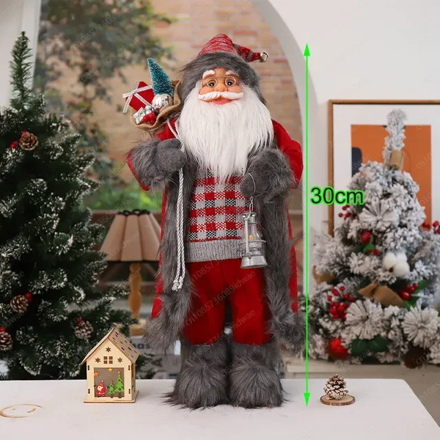15 Стиль Рождественская Кукла 30 СМ Санта-Клаус Лось Снеговик Новый Горе