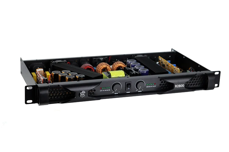 

1u Class D power amplifier 2 channel 800w home KTV bar outdoor performance audio public address system power amplifier