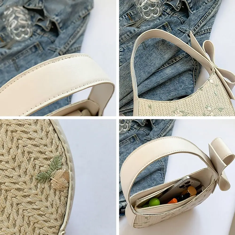 Плетеная Трава сумка на плечо соломенная сумочка ручной работы богемный тоут