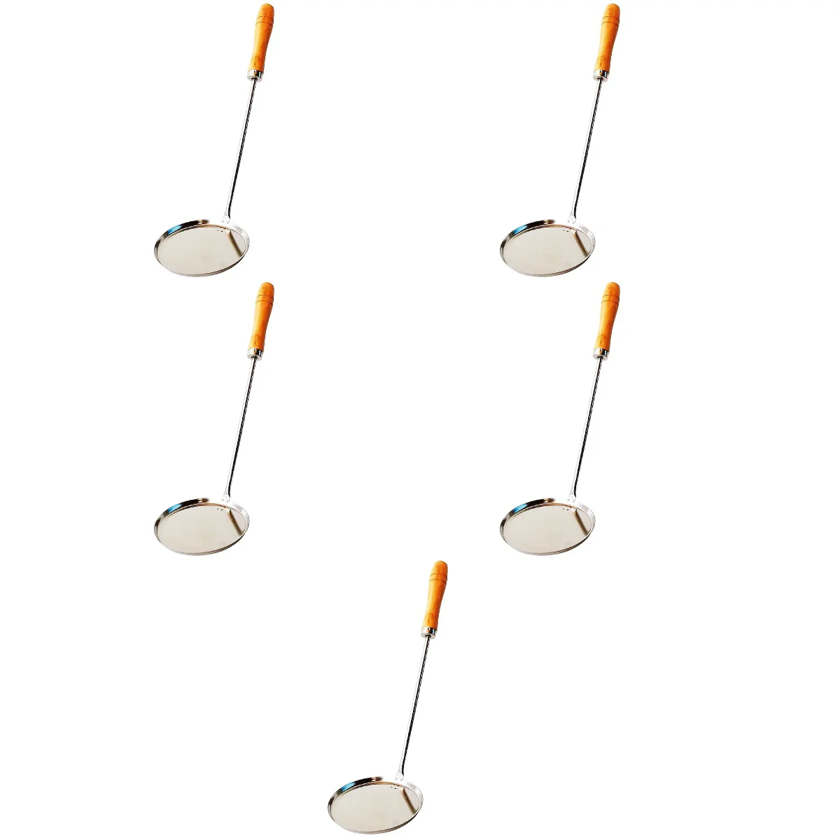 

5 шт., кухонная ложка с металлической ручкой