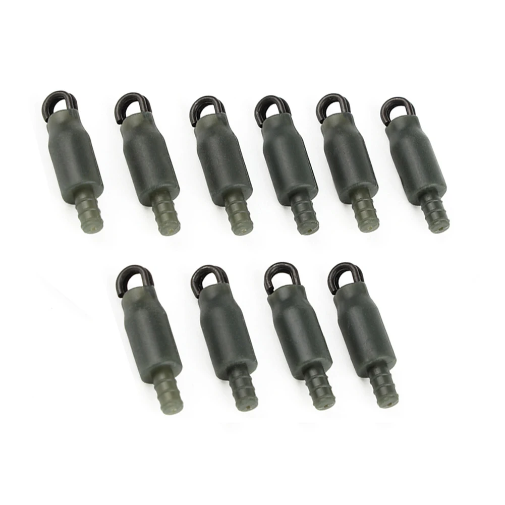 

Connector Method Feeder Connectors Terminal Tackle Inline Precision Quick Change Bead Silicone 10Pcs For Hair Rig