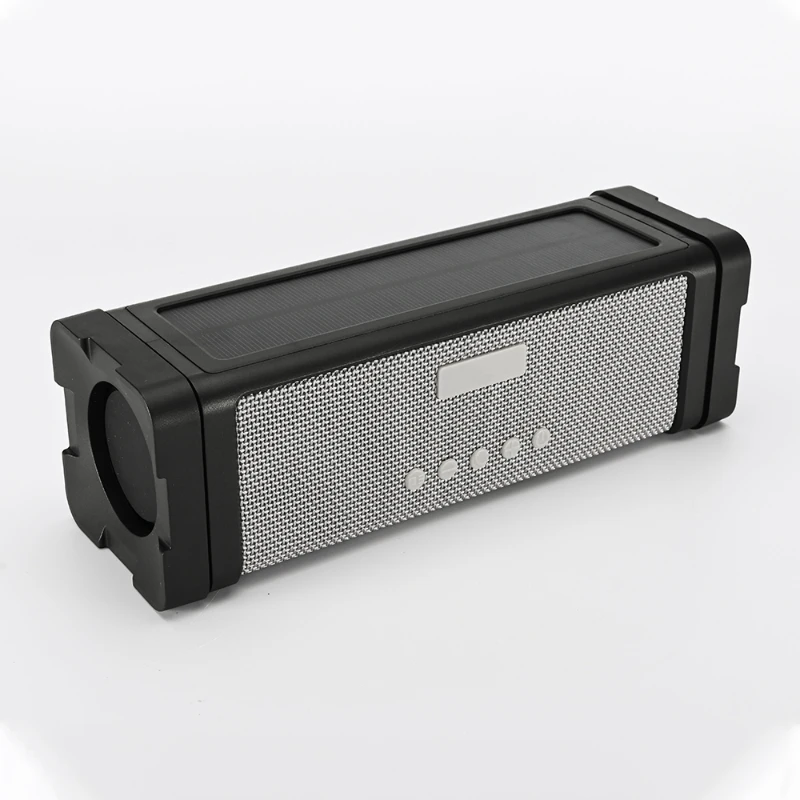 

Waterproof solar battery pack, wireless outdoor camping solar speaker, with LED light