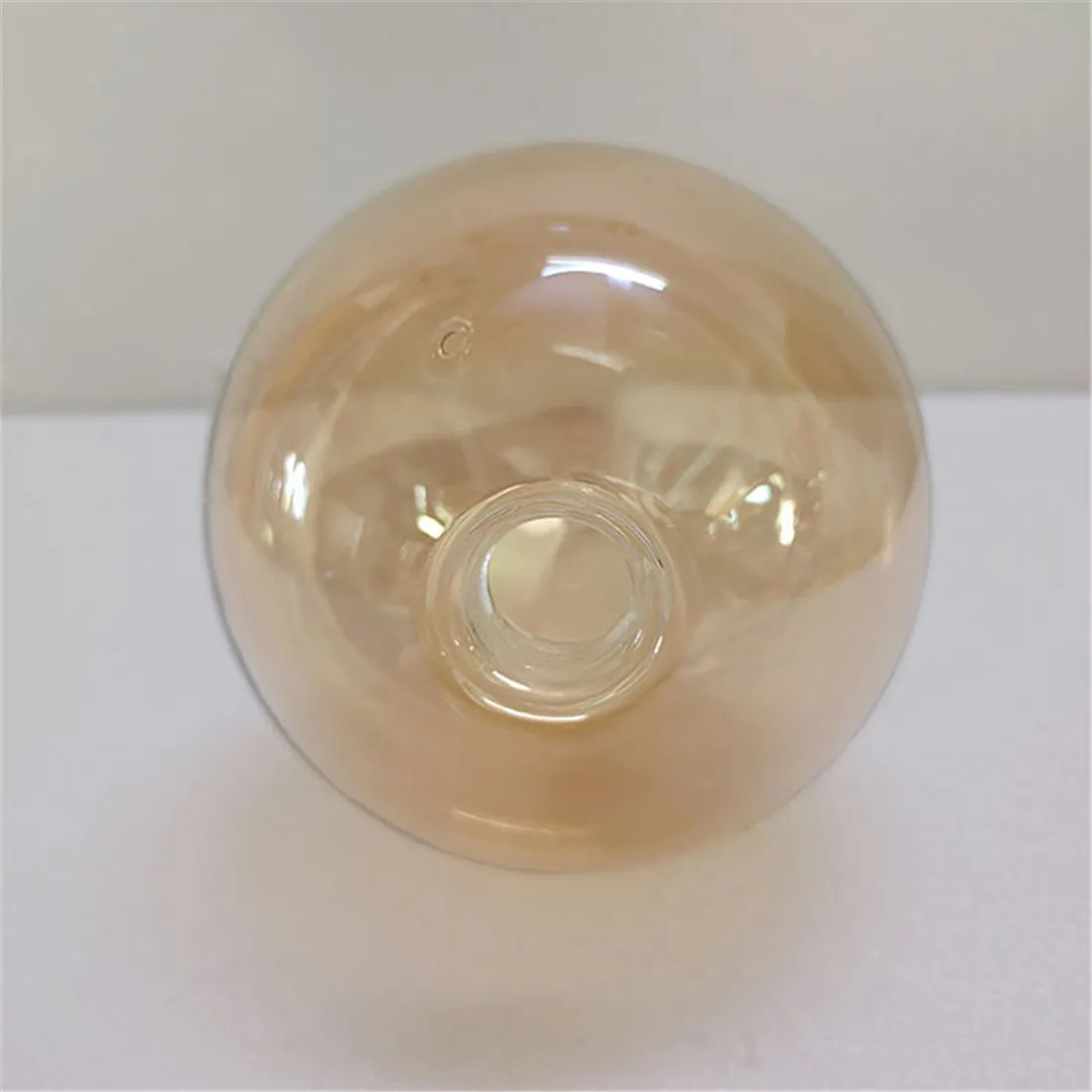 Сменный стеклянный затемнитель для винтовой головки D12cm D15cm G9 Янтарный коньяк