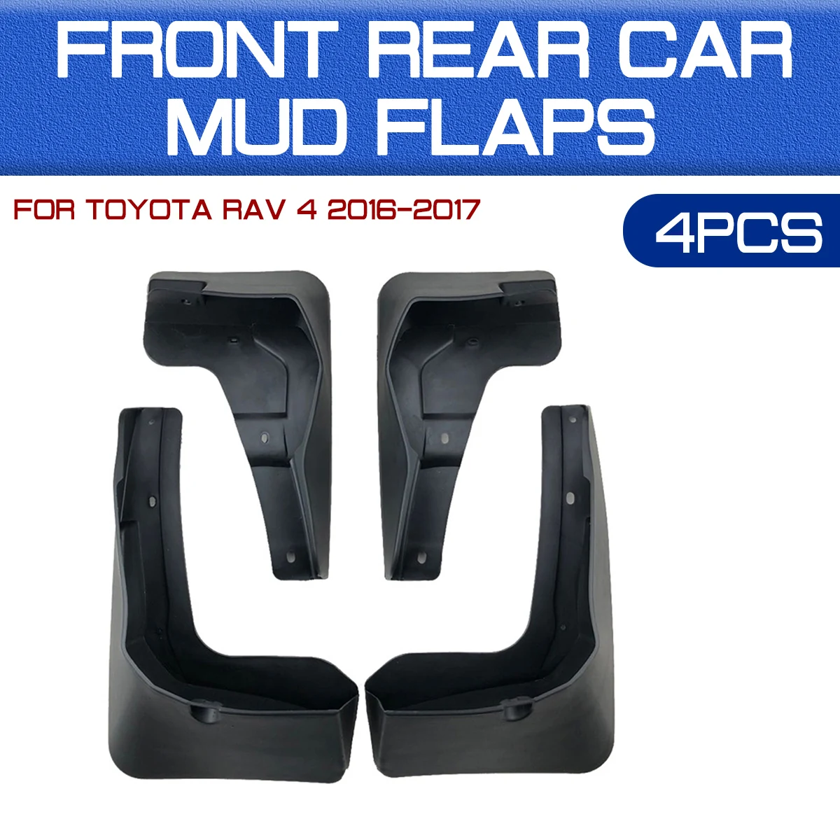 

Car Front Rear Car Mudguards Fender Flare Mud Guard Flap Anti Splash Mudflap for Toyota RAV4 RAV 4 2009 2010 2011 2012 2013-2017