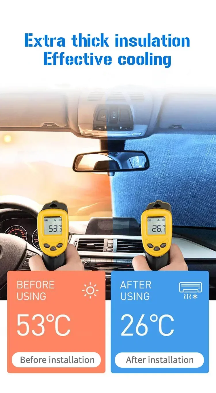 Для Mercedes-Benz EQA H243 2022 ~ 2024 автомобильный солнцезащитный козырек с полным покрытием