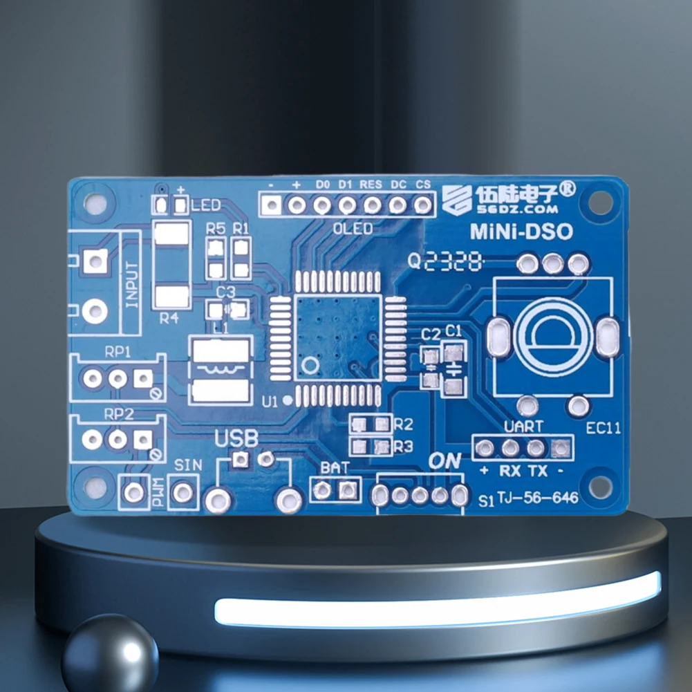 Мини DOS ЖК-цифровой осциллограф DIY Kit STC8K8A чип цифровой комплект микрокомпьютер