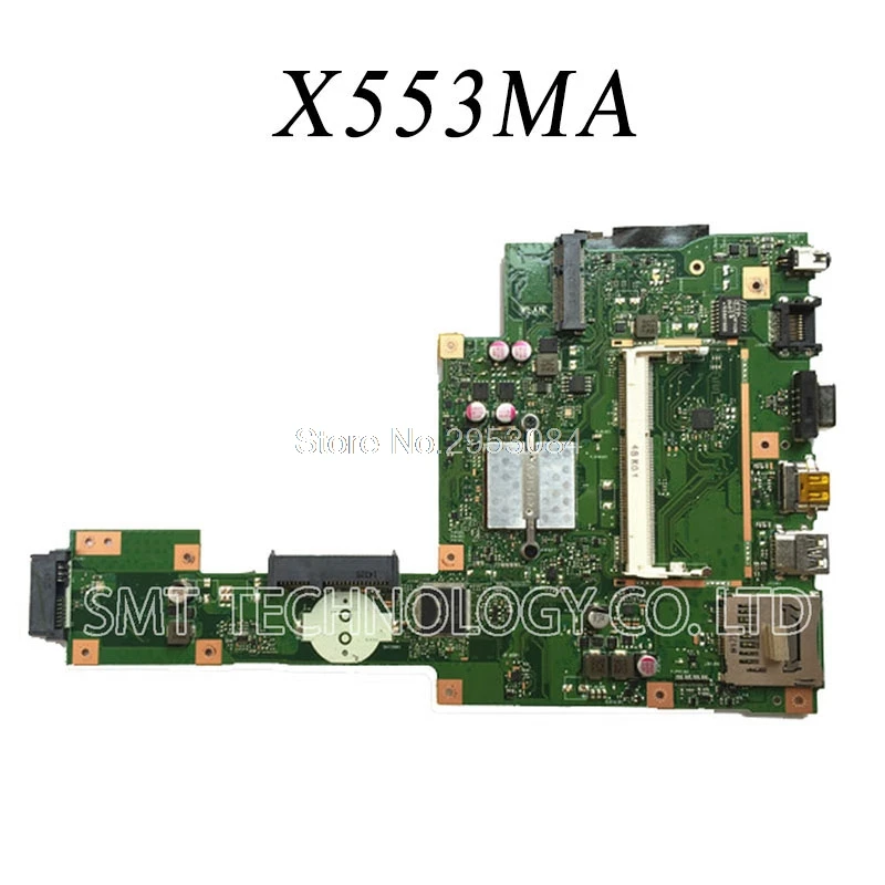 

Новый 4-ядерный N2930/N2940 X553MA материнская плата REV2.0 для Asus A553M X503M F503M материнская плата для ноутбука X553MA материнская плата