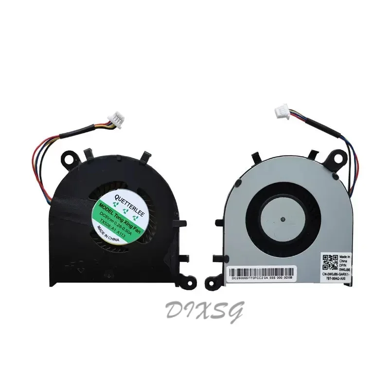 ForNe Ltop Cooler Вентилятор охлаждения процессора и графического для XPS 13 9350 9343 9360 P54G 0XHT5V