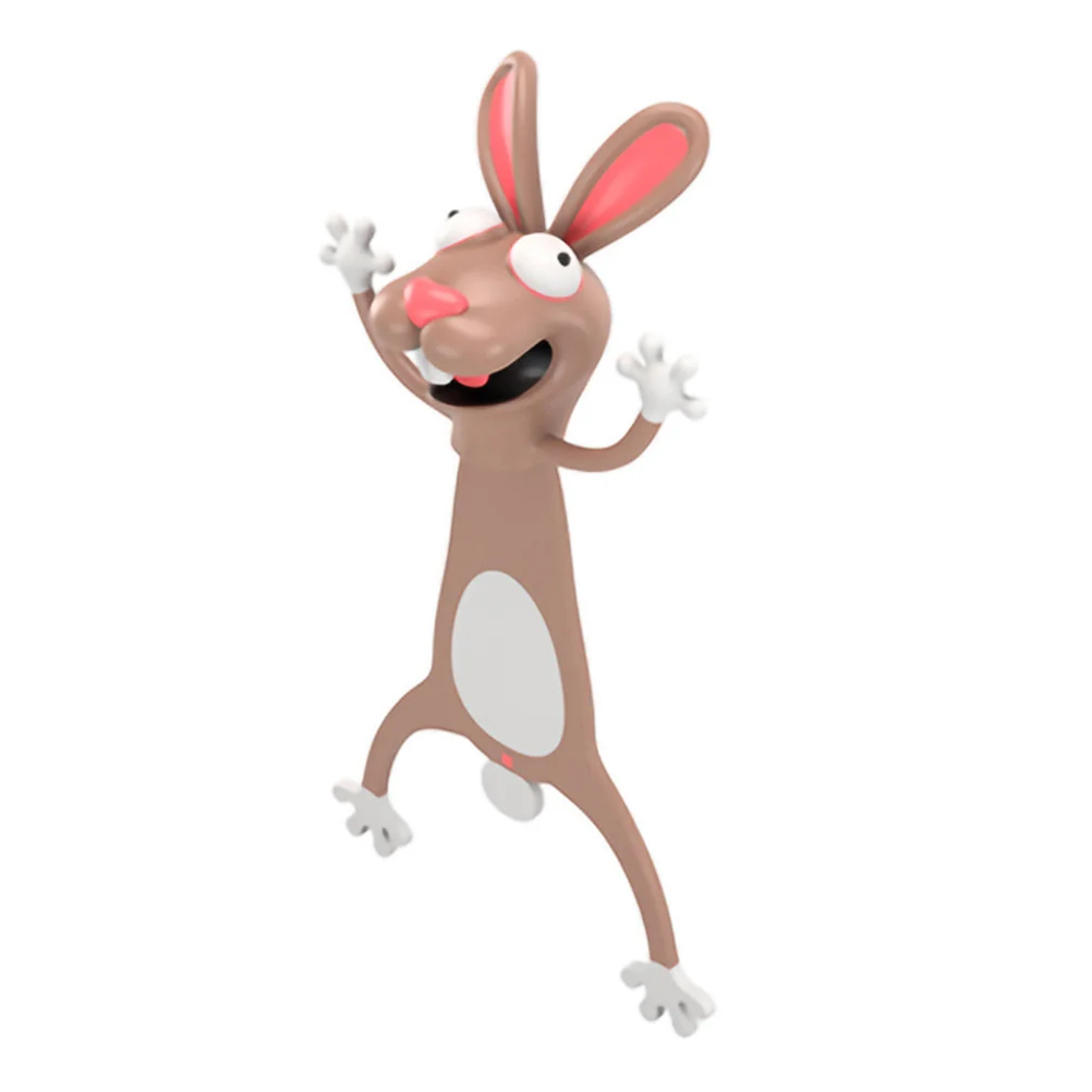 

Bookmark Bookmarks Animal Book 3D Cartoon Markersstereo Page Gifts Cute Stationery Student Pvc Funny Markskids Vintage Students