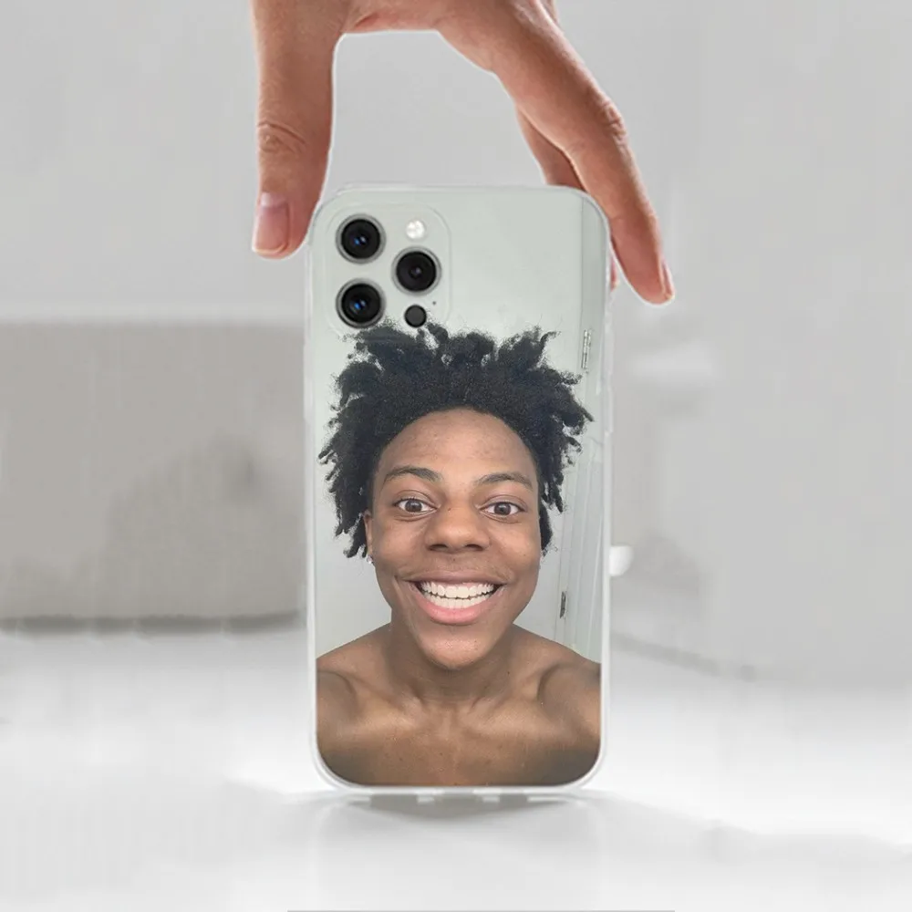 Funny I-IShowSpeed Youtuber Case For iPhone 16 15 14 13 12 11 Plus Pro Max XR XS X 7 8 SE Mini Transparent Silicone