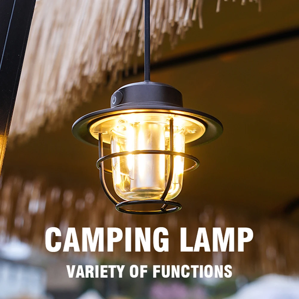 

Винтажный подвесной светильник, фонарь для кемпинга, USB-зарядка, фонарь для экстренного освещения, перезаряжаемая палатка, светильник для кемпинга и рыбалки