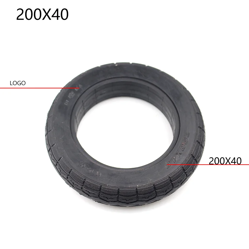 Good Quality 200x40 Solid Tire Fit 8 Inch Folding Bicycle Scooter Electric Scooter Car Motorcycle Baby's Car