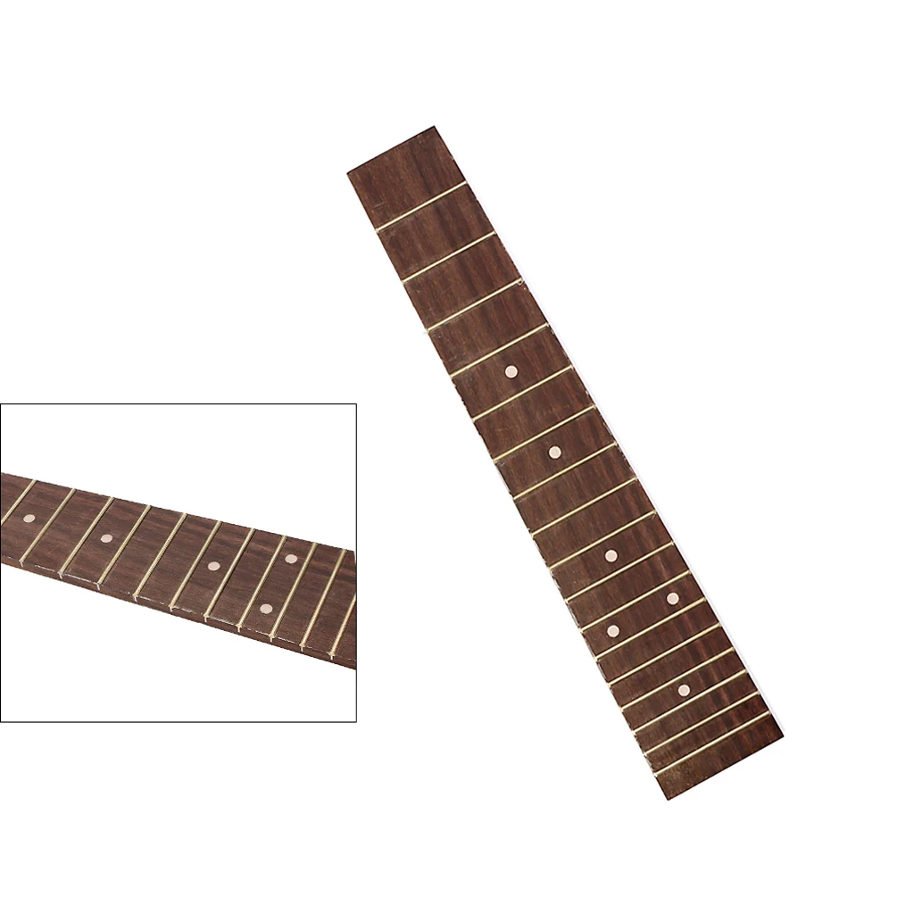 

Ukulele Replacement Accessory 17 Fret 23 Inch Ukulele Fretboard