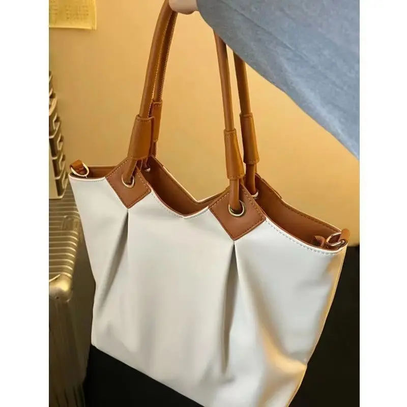 Hot Sale Womens Bags Luxury Large Capacity Tote Bag For Women Female Shoulder Bag Vintage PU Leather Ladies Handbags Bolsa Mujer