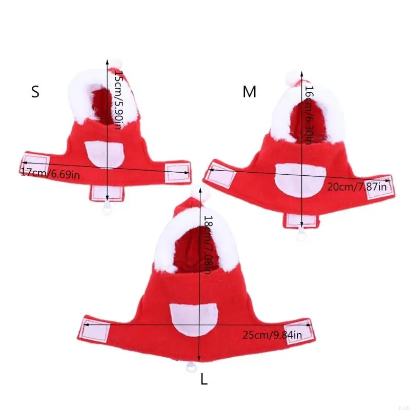 J2HB Fress Festival Parrot Covere Apparel Halloween Рождественские птицы костюм для птиц
