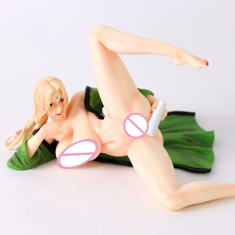 

10cm NARUTO Shippuden GALS Wine Bottle Tsunade Figure Japanese Anime Girl PVC Action Figure Adults Statue Collectible Model Doll