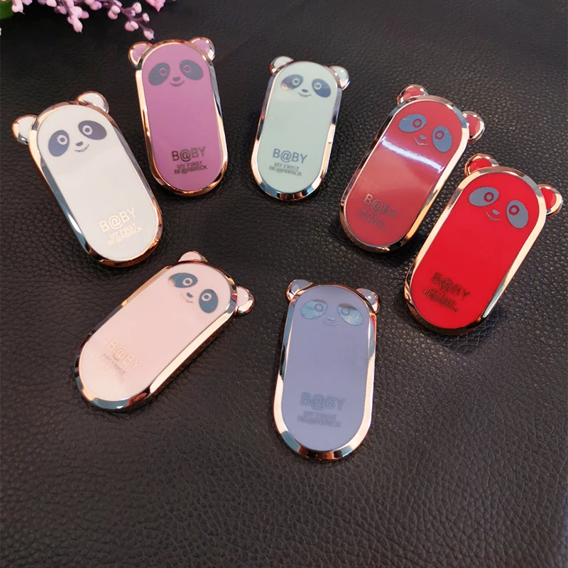 

Bracket Bear Ear Folding Bracket Personality Creative Finger Buckle Phone Case Back Sticker Universal Portable Desktop Support