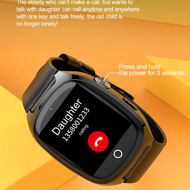 Хит продаж умные часы с 4G Android для пожилых людей GPS сенсорная камера