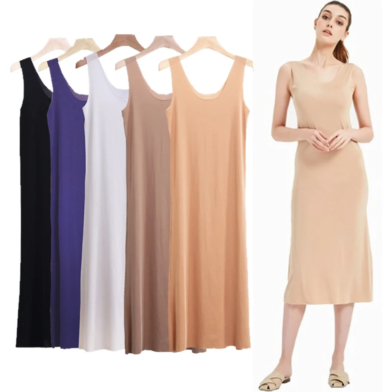 M-5XL Loose Comfortable Sleepwear Night Dress Women Summer Ice Silk Nightgown Seamless Vest Long Dress Women's Sexy Nightwear