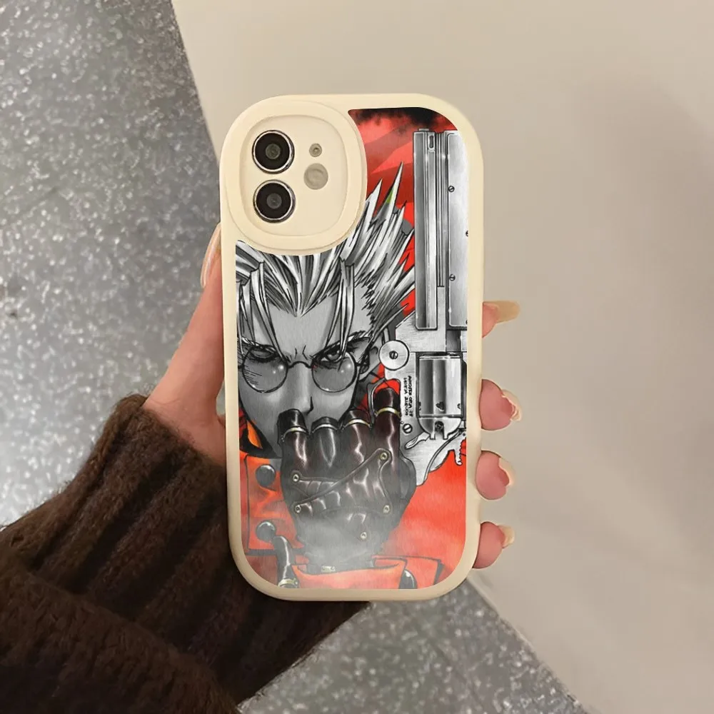 TRIGUN STAMPEDE Anime Phone Case Hard Leather For iPhone 14 13 12 Mini 11 14 Pro Max Xs X Xr 7 8 Plus 6 6s