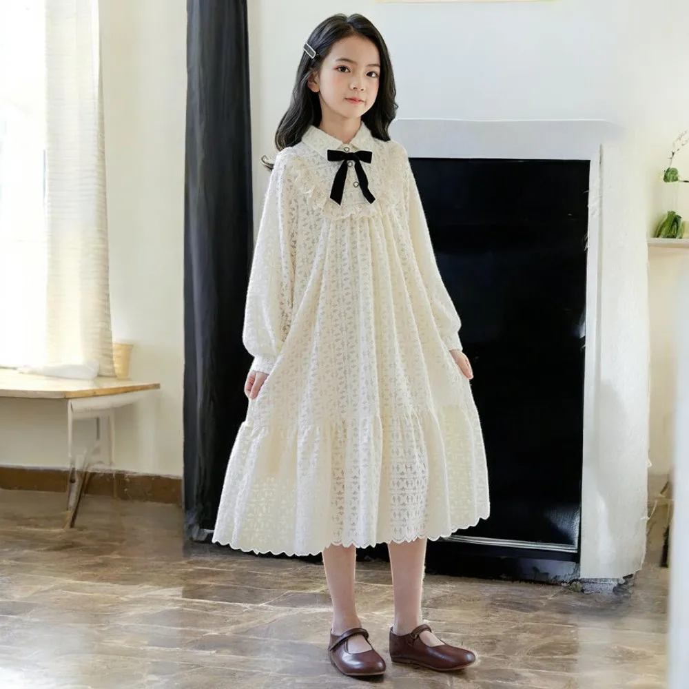 Кружевное платье для девочек