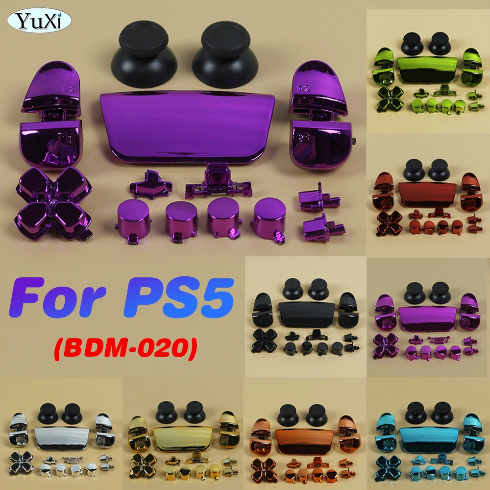 1 компл. Для PS5 V2.0 покрытие R1 L1 R2 L2 D-pad ручки Комплект для фотогеймпад контроллер