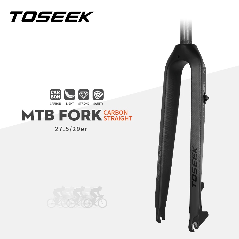TOSEEK M10 Карбоновая вилка для велосипеда 29 дюймов