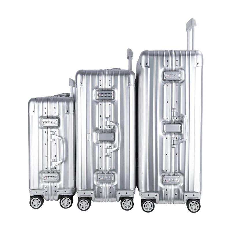 2022 Hot Sale 22 inch Full Aluminum luggage Suitcase images - 6