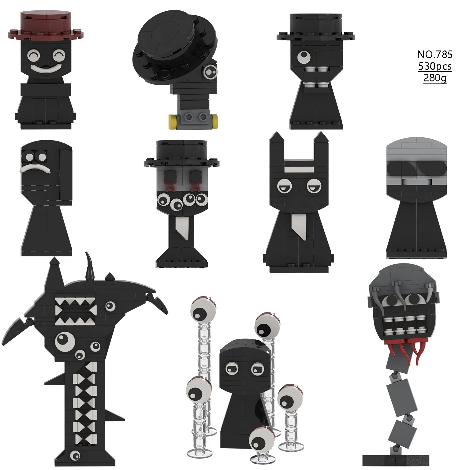 Sprunki чёрные фигурки