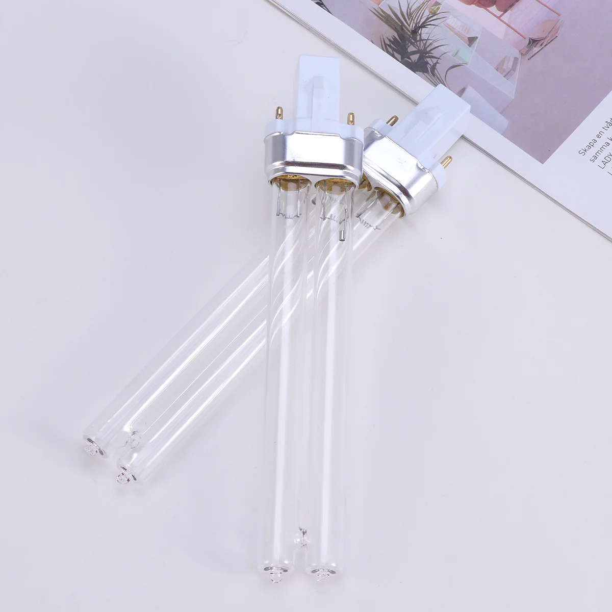 2шт УФ-лампа бактерицидный ультрафиолетовый свет стерилизатор очиститель