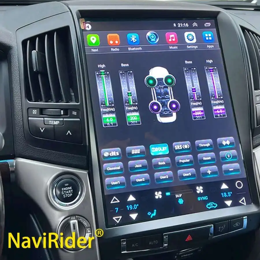 

Автомагнитола 15,6 дюйма, Android 13, 256 ГБ, Gps, для Toyota Land Cruiser 200, Landcruiser 2012, LC200, мультимедийный видеоплеер для CarPlay