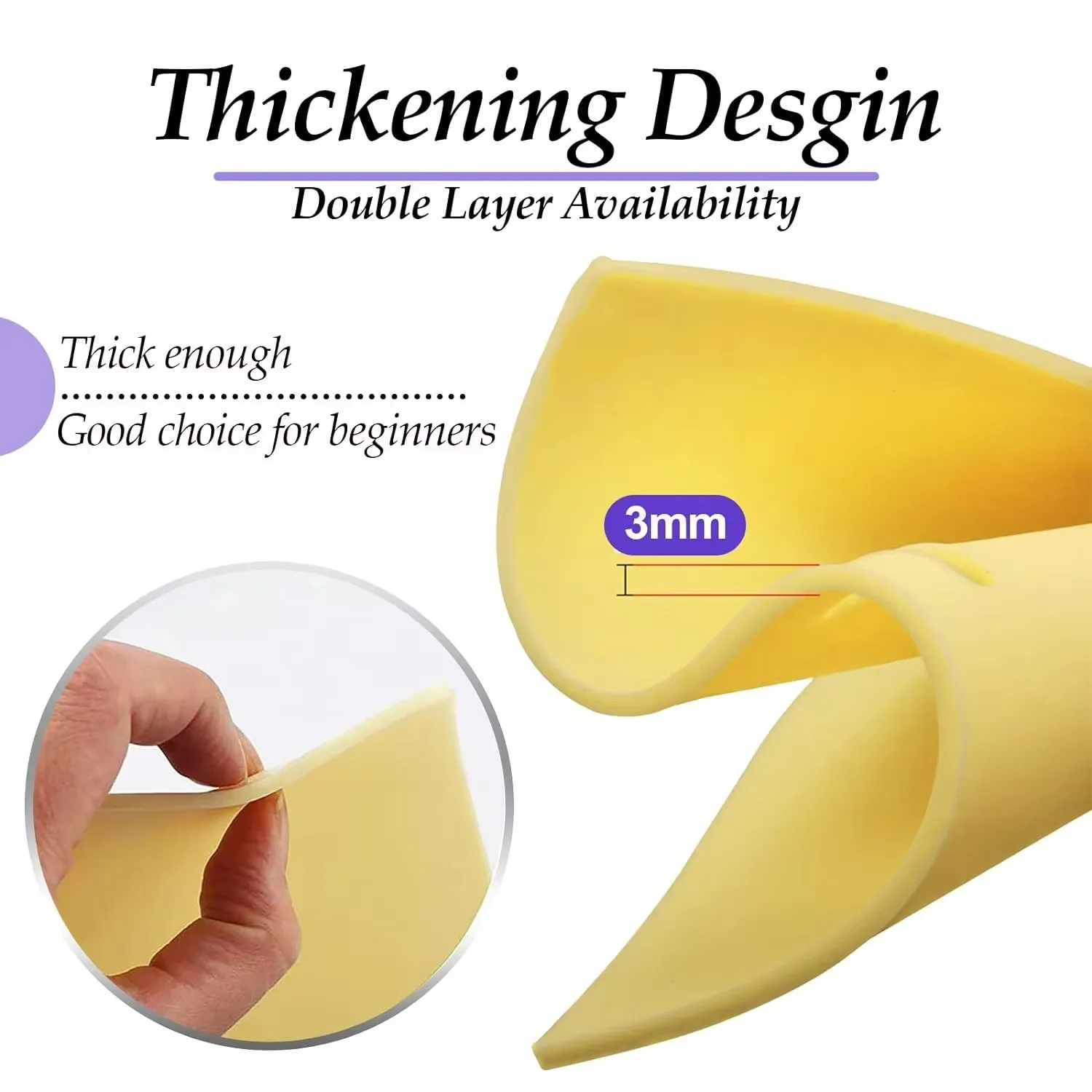 3 мм искусственная кожа для практики татуировки с лентой бандаж двусторонние