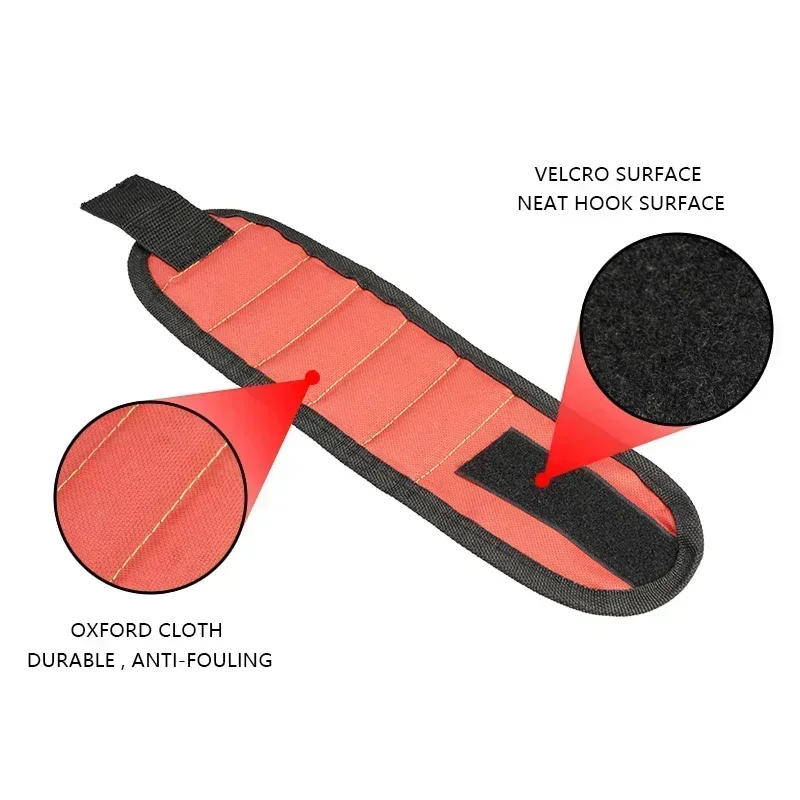 Браслет патрон для гвоздей магнитная поддержка сумка инструментов на запястье