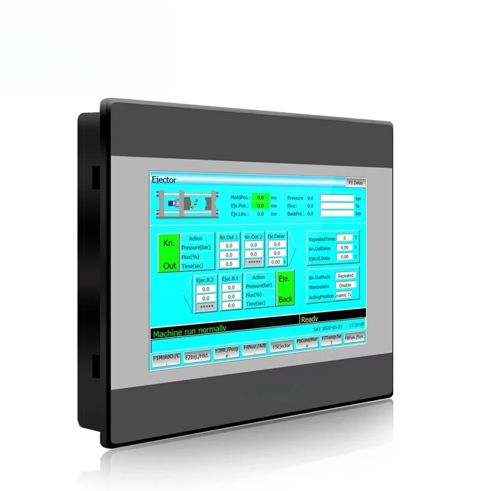 Фото Новый 7-дюймовый HMI высокого разрешения, интегрированный с контроллером Plc, интегрированный с цифровым вводом/выводом, аналоговым вводом/выводом SCADA EX3G-70HD №1