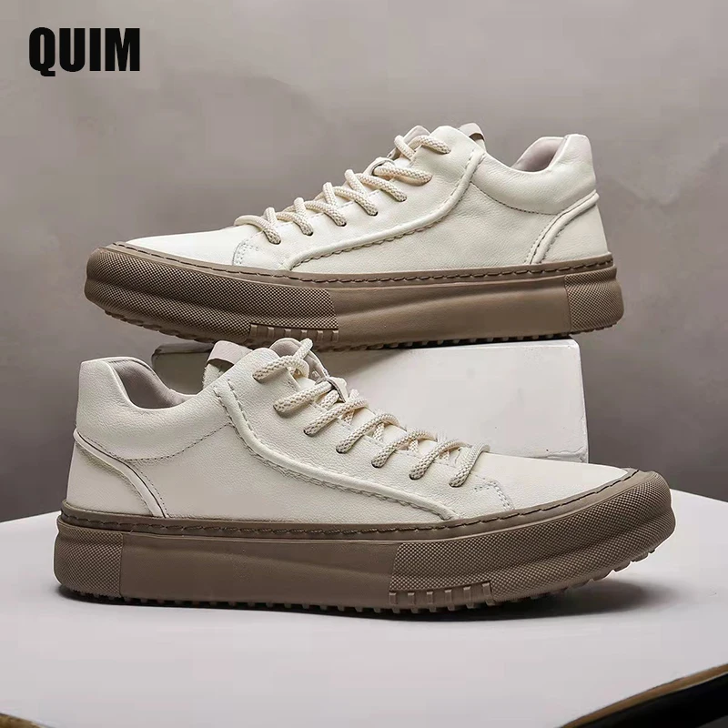 

Men Casual Shoes Handmade Leather Loafers Comfortable Men Shoes Quality Split Leather Flat Moccasins Men Sneakers Adulto Shoes