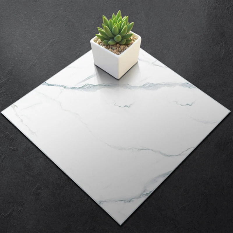 

Marble Tile Stickers Bathroom Waterproof Wall Stickers Thick Wear-Resistant Floor Stickers PVC Self-adhesive Home Decoration