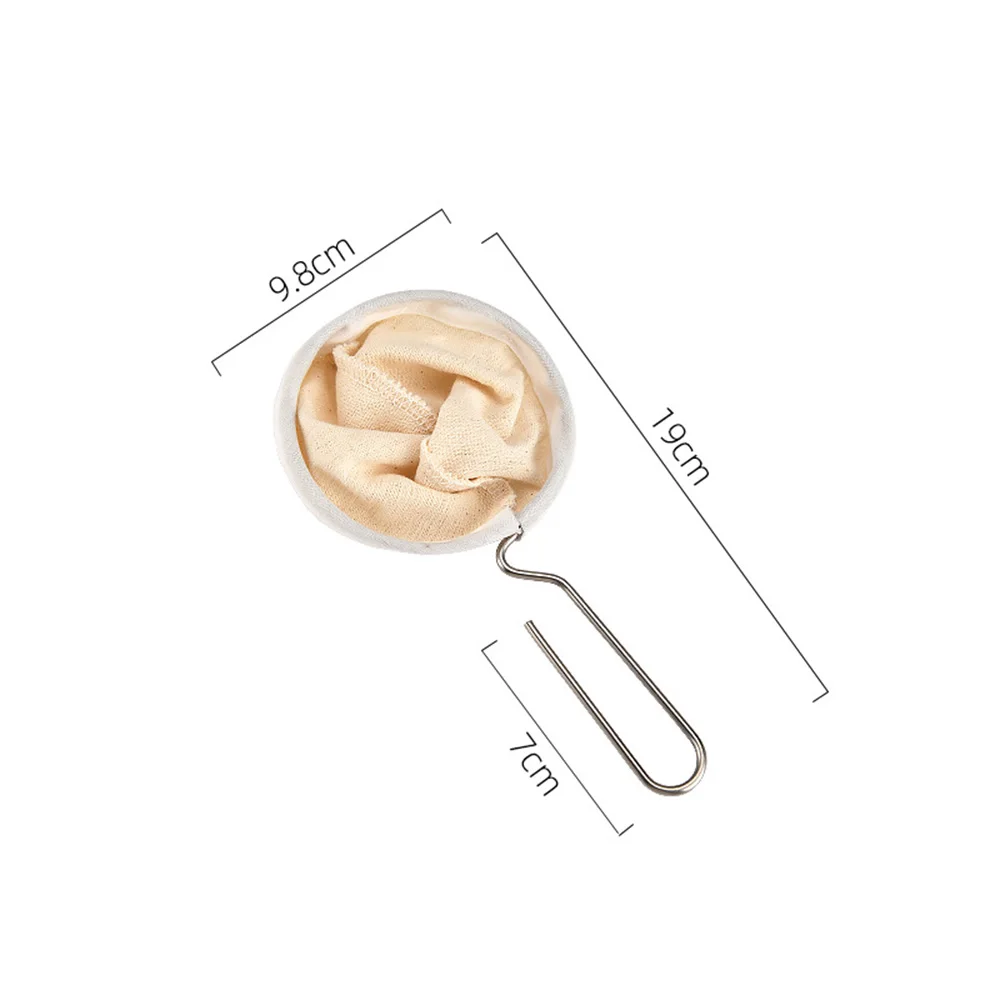 Многоразовый фланелевый фильтр для кофе ручной работы ультратонкий чайный