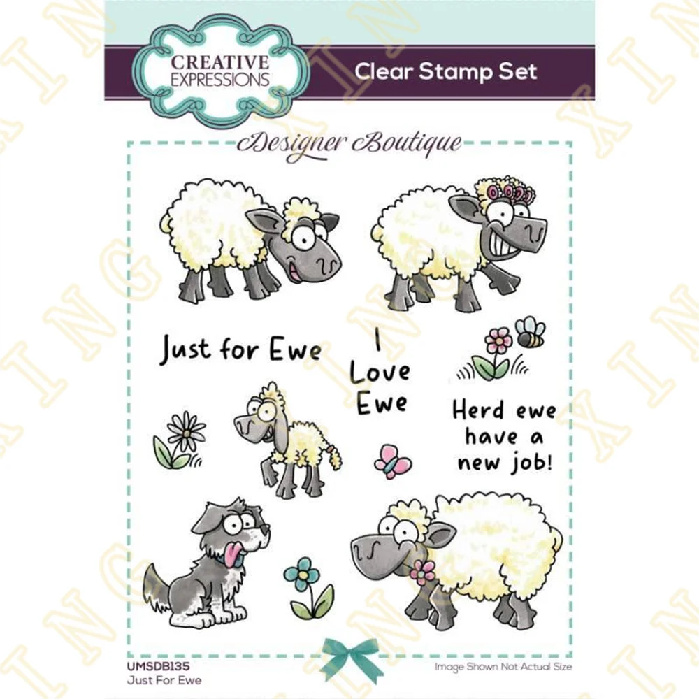 

Just for Ewe New Metal Cutting Dies Stamps Scrapbook Diary Decoration Embossing Cut Dies Template Diy Greeting Card Handmade