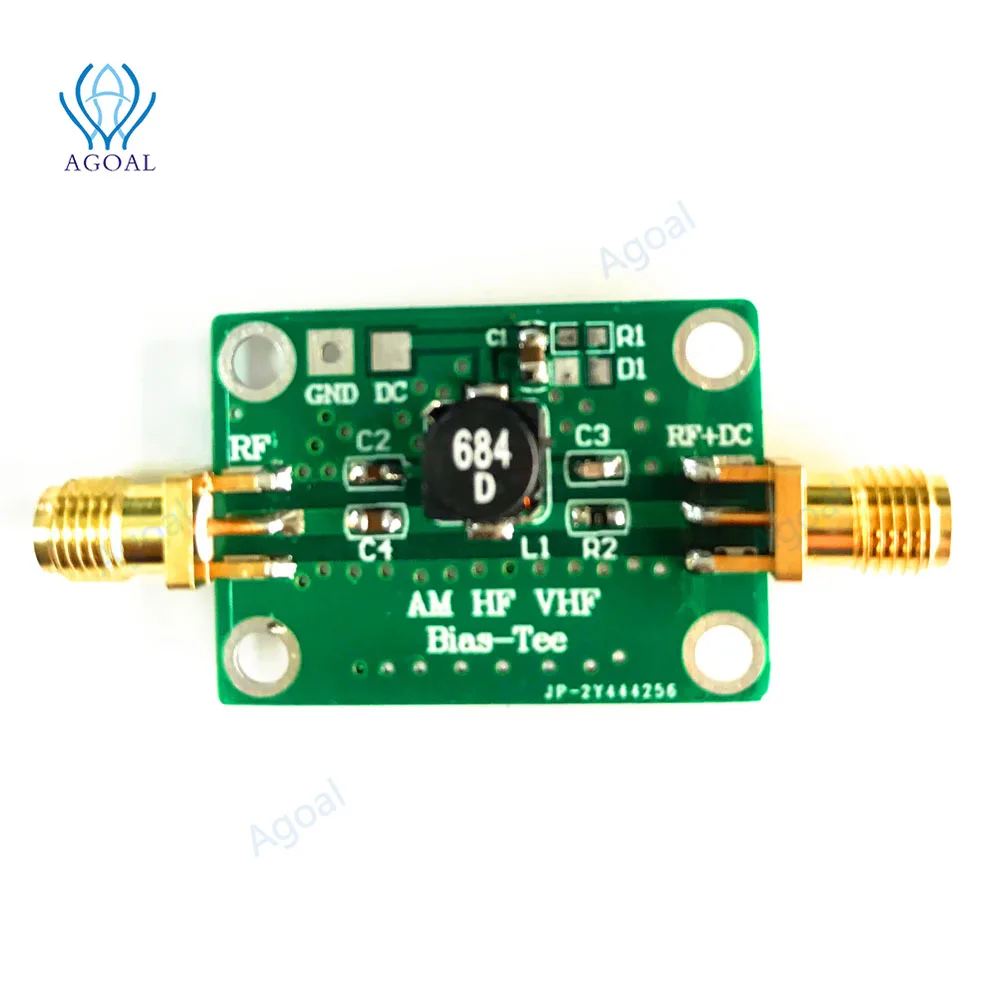 

RF DC блокировщик коаксиальный питательный коаксиальный тройник 25K-100 МГц низкие потери вставки VHF HF AM HAM