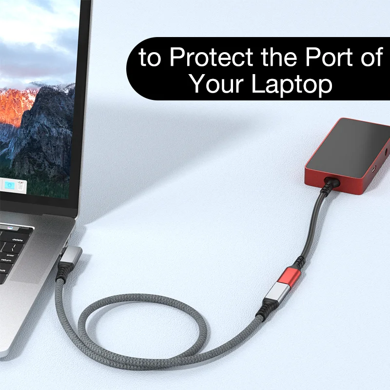 Najtaniej Ult-unite USB4 Przedłużacz Kabla W Pełni Funkcjonalny SuperSpeed USB 4.0 Kable Typu C 40 Gb/s 5A Szybkie ładowanie USB Przedłużyć Linia Danych