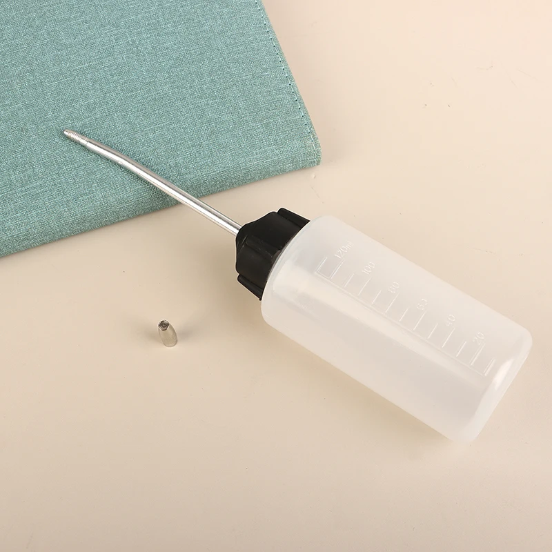 120 Мл Прозрачный Белый Пластиковый Баллон С Длинным Носом Для Швейных Машин