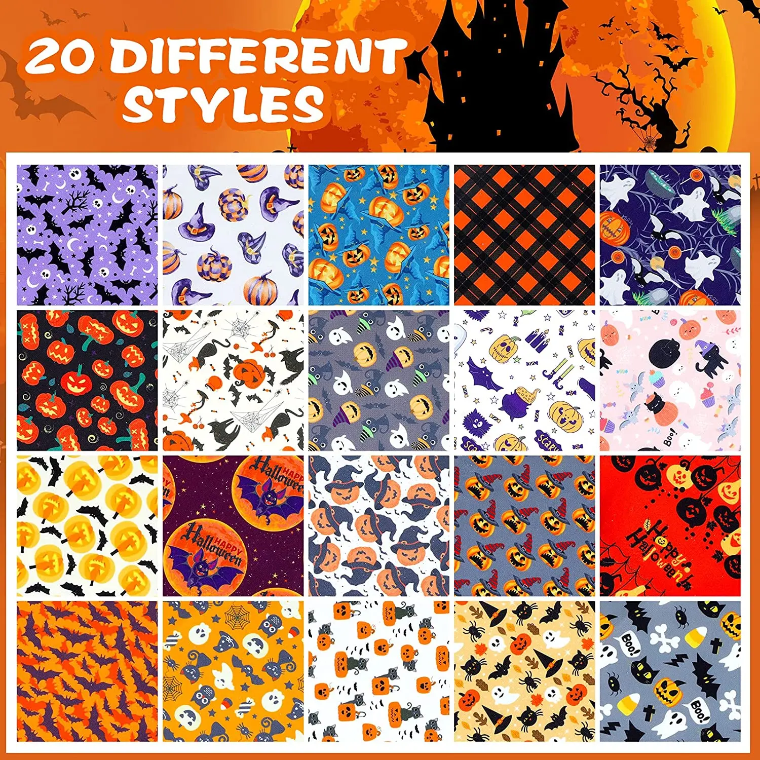 20 штук банданы для собак на Хэллоуин тыква призрак собака треугольник семейный