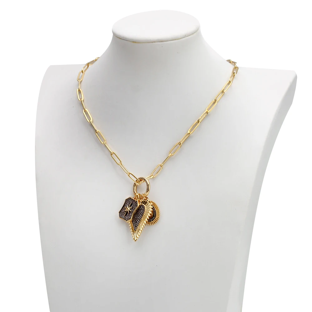 Колье с изображением пожеланий в стиле хип-хоп для мужчин и женщин модное