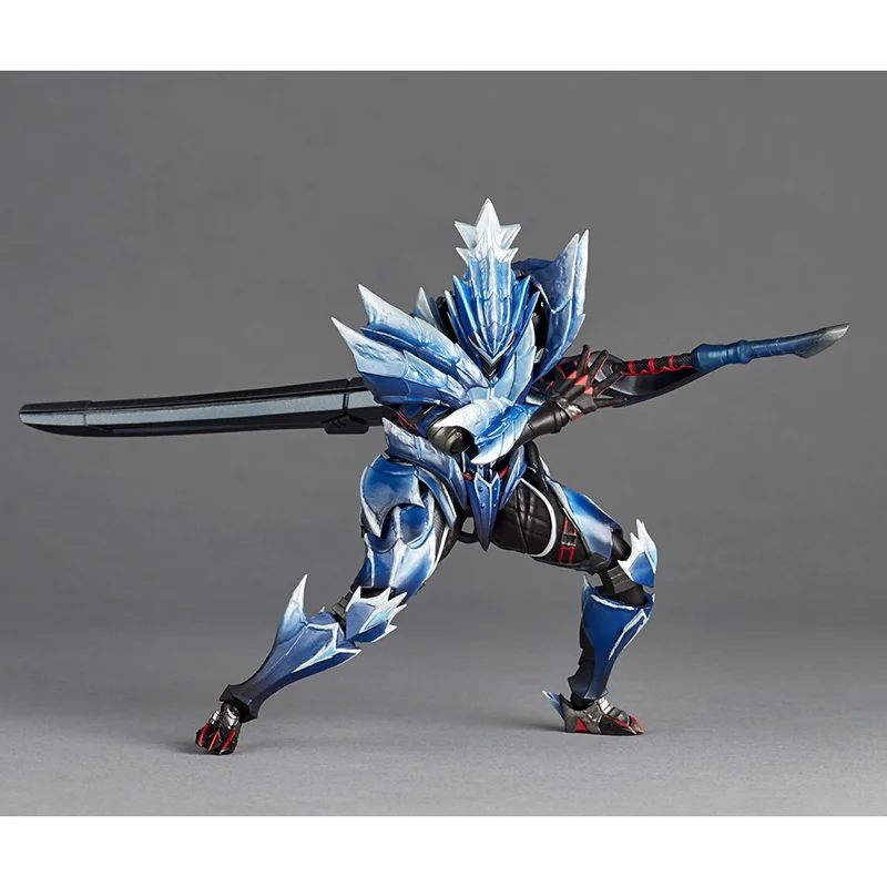 100% оригинальный Kaiyodo Revoltech удивительный Yamaguchi Lunagaron Armor Set Monster Hunter Rise Sunbreak аниме
